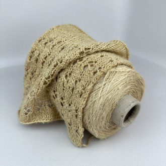 шовк TUSSAH 100% SHANTUNG, Pura Lana Italia (солом,яний)