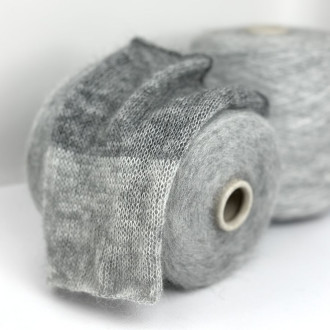 Мохер CAMELOT MELANGE, LINEAPIU (перлинно-сірий)