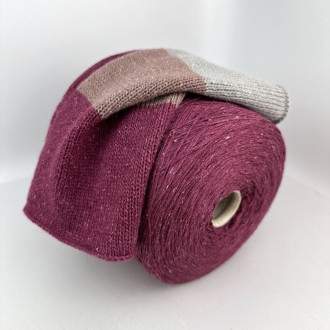 Меринос-Шелк-Кашемир-Ангора CARESS, Pura Lana Italia (ягодный)