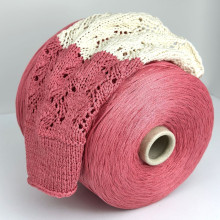 Бавовна GRANELLINO MAKO GASATO, PLI(by LoroPiana) (корал.-рожевий)